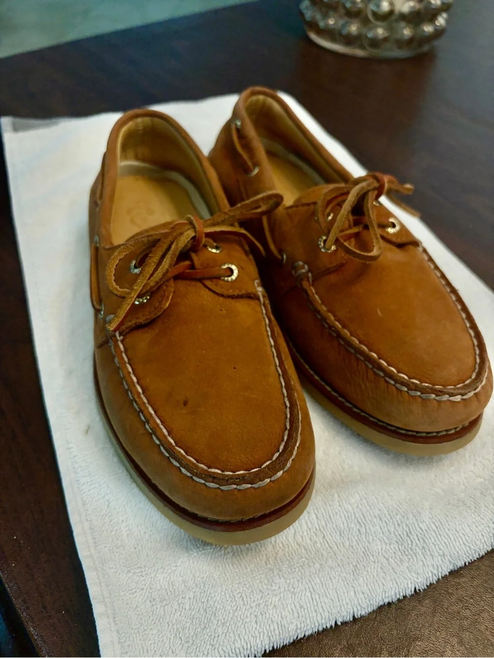 Sperry Men's Leather Boat Shoes in Brown/Tan